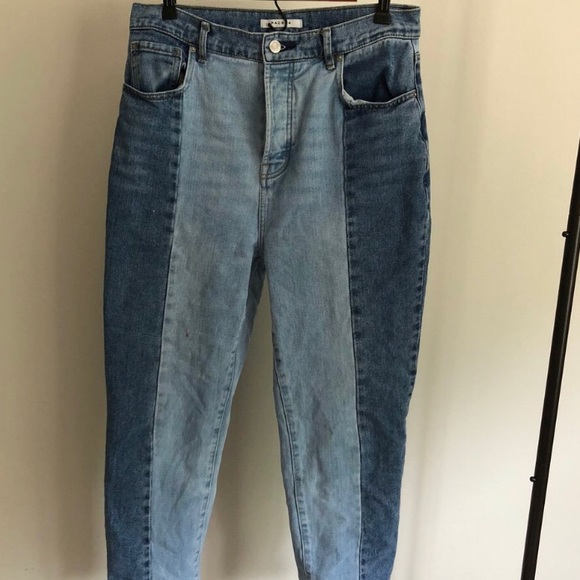 DUAL TONE PACSUN MOM JEANS - Picture 2 of 4